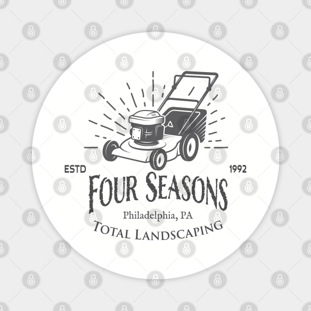 Four Seasons Total Landscaping (dark logo) Magnet by Buckle Up Tees